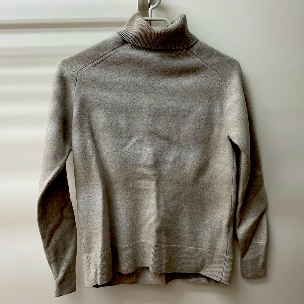 Wilfred grey turtleneck 100% merino wool S